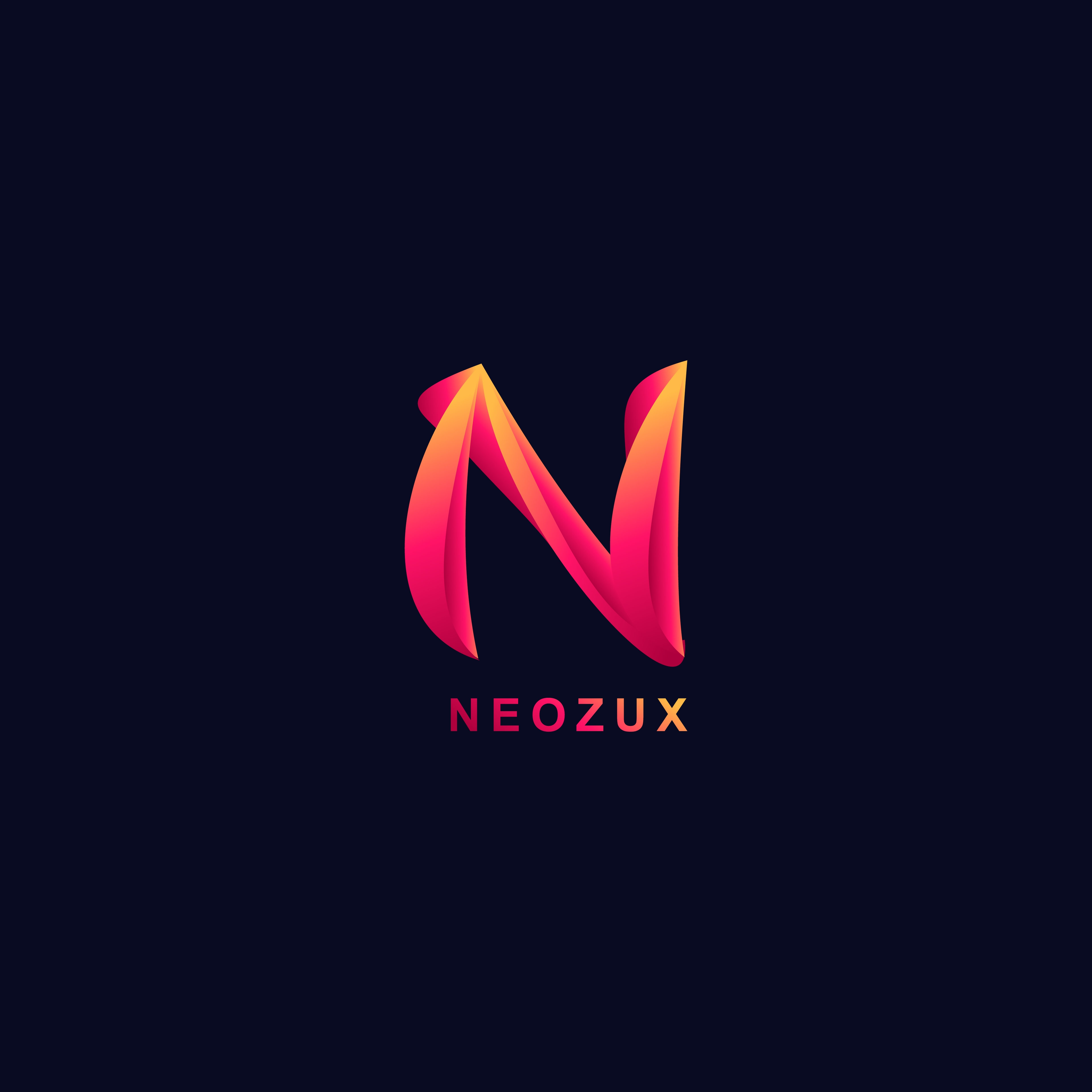 Logo NeoZux ( initials written N and Z )