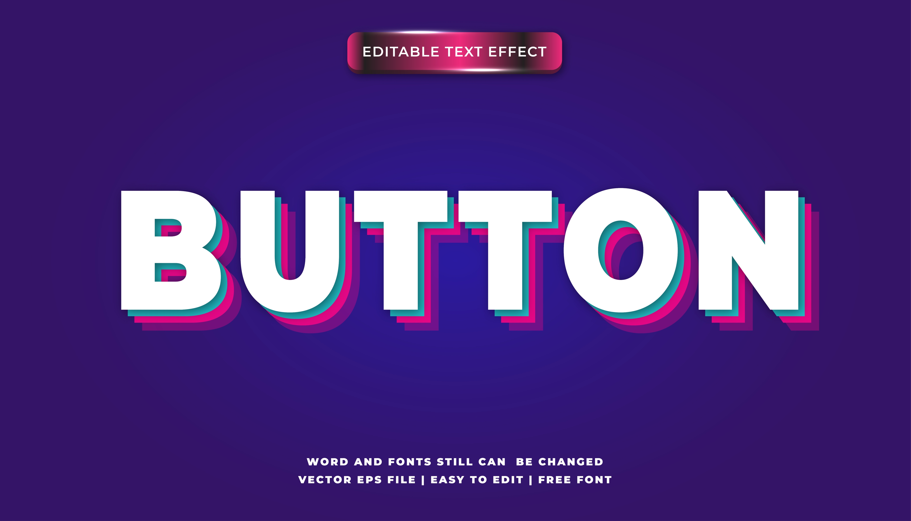 Text Effect Button Style