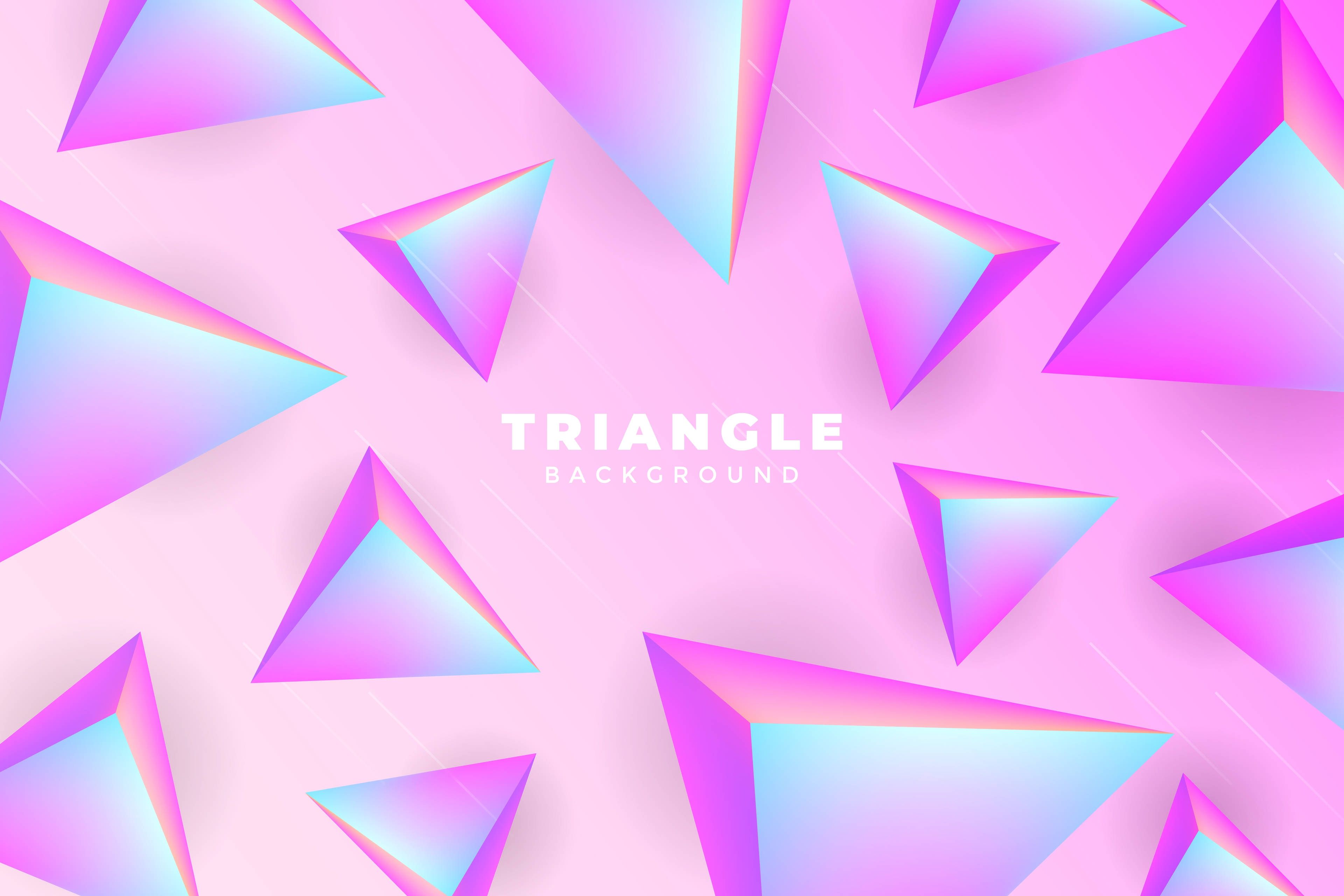 Triangle Background Modern Color